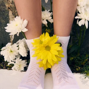 Calzini bianchi traforati per bambini