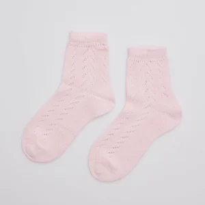 Calzini traforati rosa per bambini
