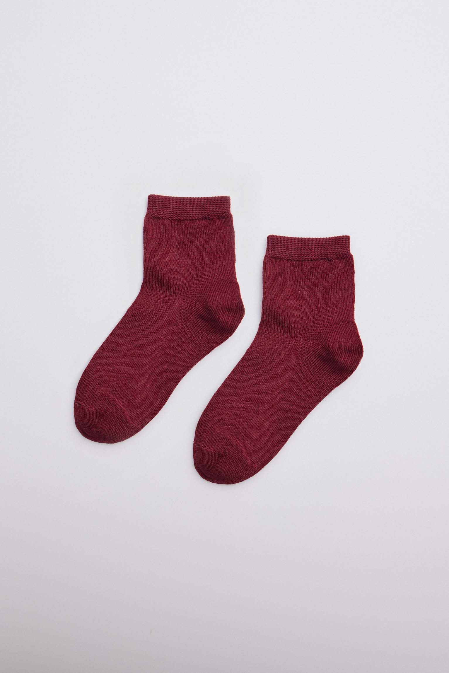 Calzini con perle per bambini bordeaux