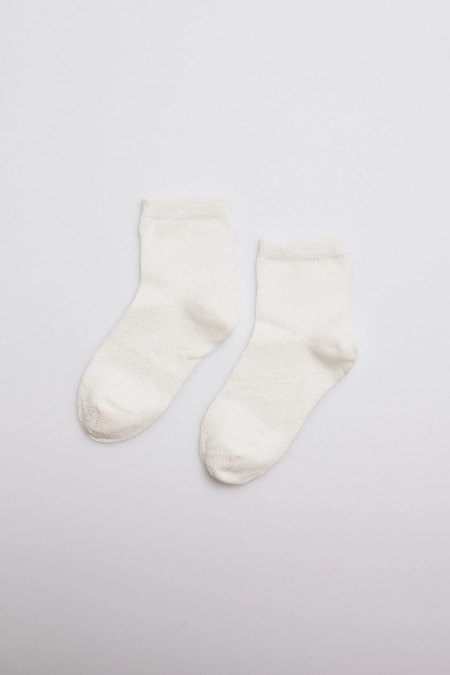 Calzini per bambini avorio con perle