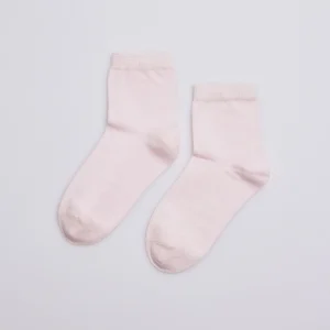 Calzini rosa con perle per bambini