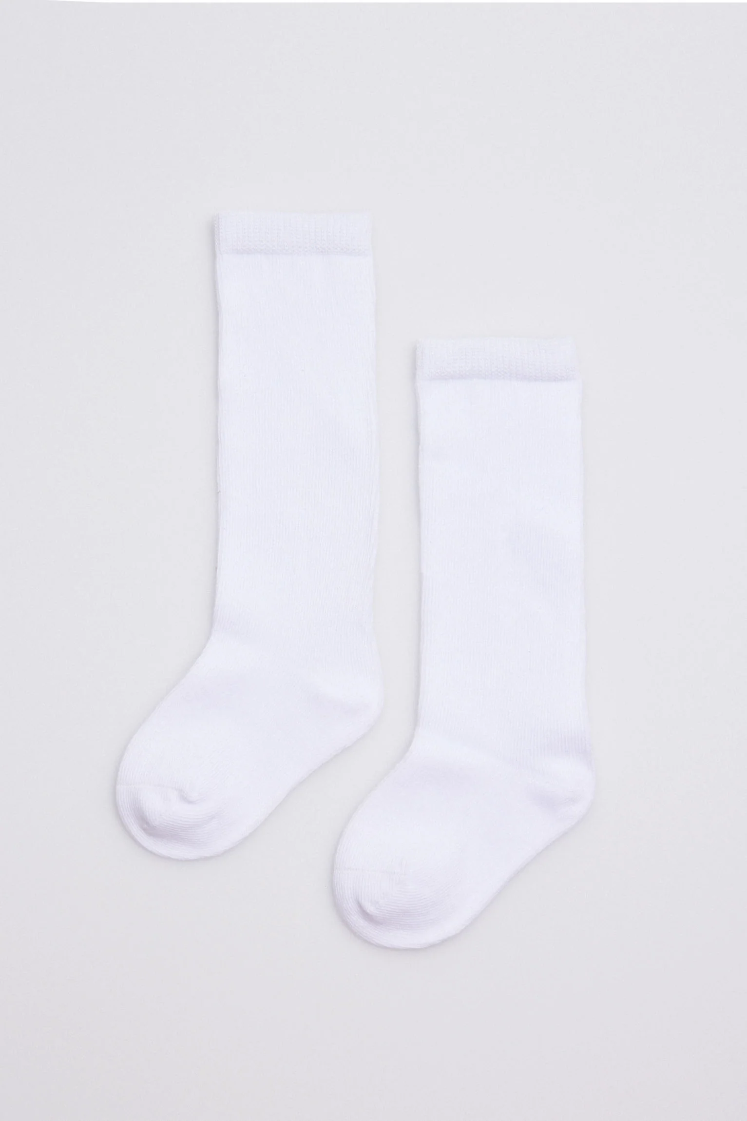 Calzini basic lunghi bianchi per neonati
