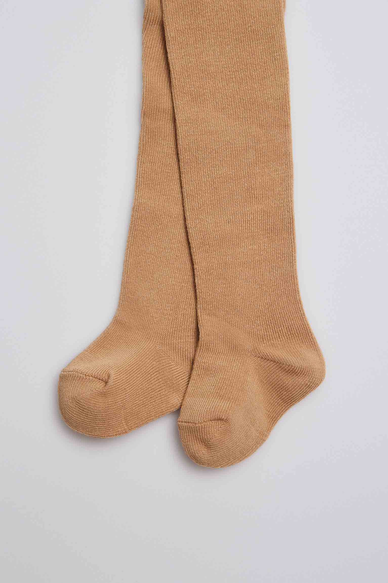 Collant classico bebè cammello