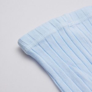 Body a costine azzurro