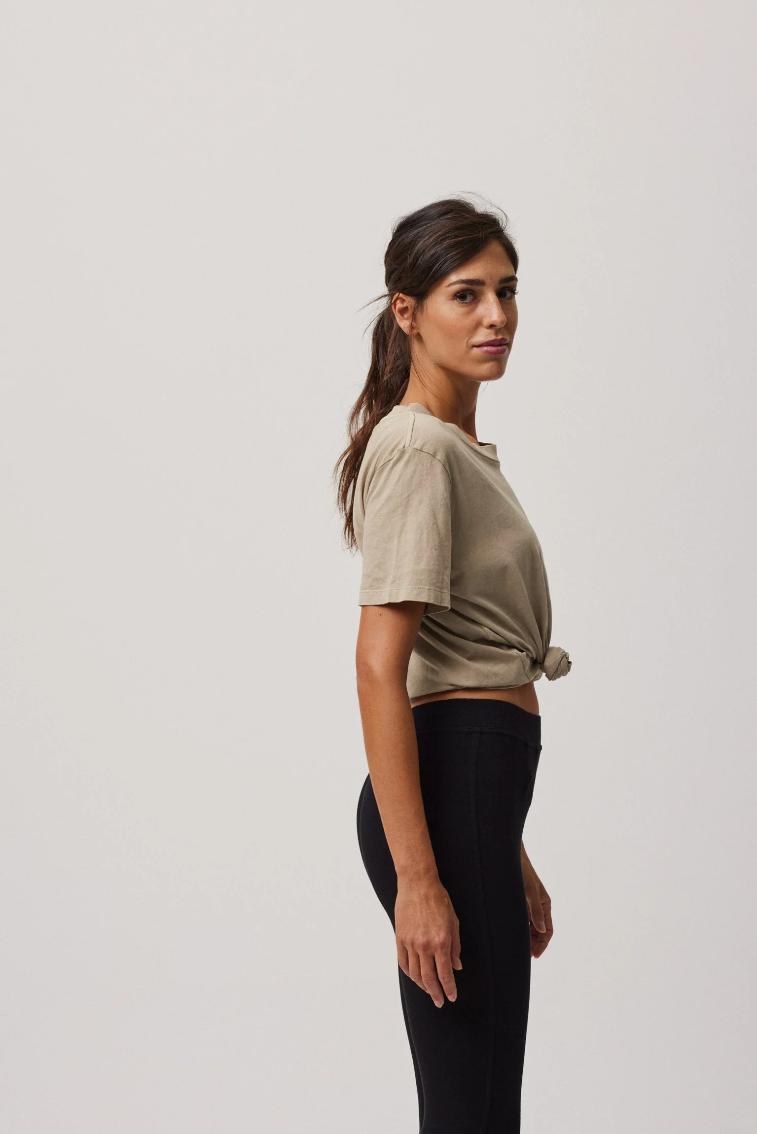 Leggings pirata basic neri - immagine 4