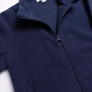 Giacca in pile per bambini blu scuro