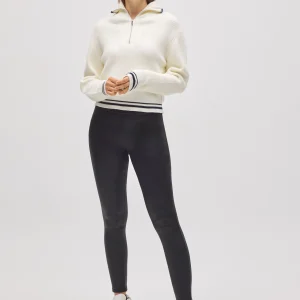 Leggings termici effetto pelle nera