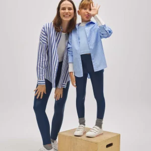 Leggings termici in similpelle per donne e ragazze | Collezione Mini me