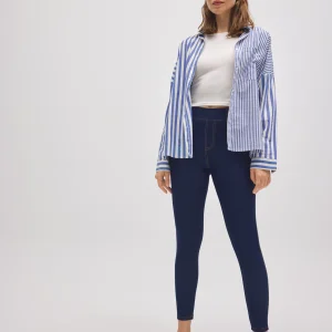 Jeans skinny elasticizzati blu navy