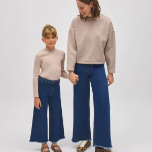 Jeans a gamba larga per donne e ragazze | Collezione Mini me