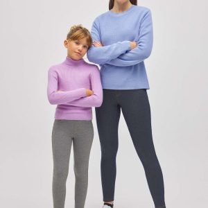 Leggings termici in denim per donne e ragazze | Collezione Mini me