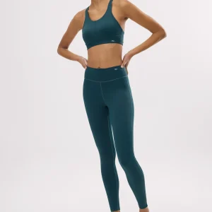 Leggings a compressione effetto push-up verde bottiglia