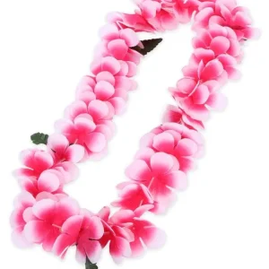 Collare di Fiori Hawaiano Rosa Fucsia