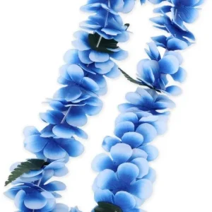 Collare di Fiori Hawaiano Blu