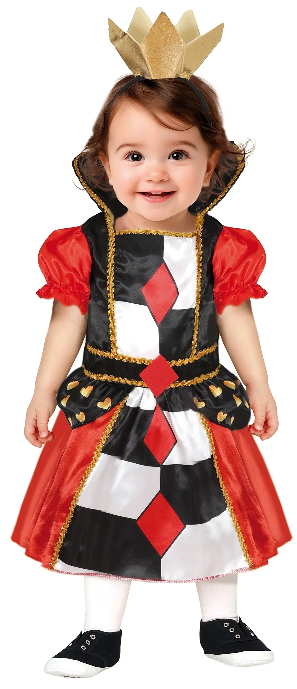 Costume da Regina di Cuori Coqueta per Bebè - immagine 2