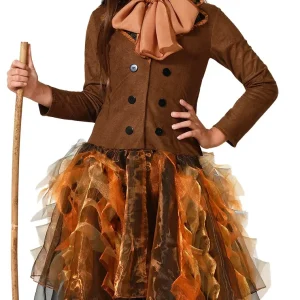 Costume da Strega Elegante Marrone per Bambina