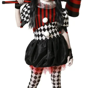 Costume di Arlecchina Demoniaca per Bambina