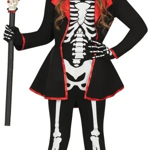 Costume di Scheletro Elegante per Bambina