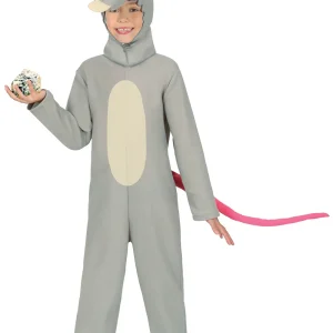Costume da Ratto Grigio Ratatouille Bambino