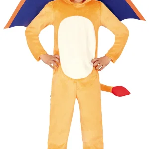 Costume di Charizard di Peluche con Ali per Bambino
