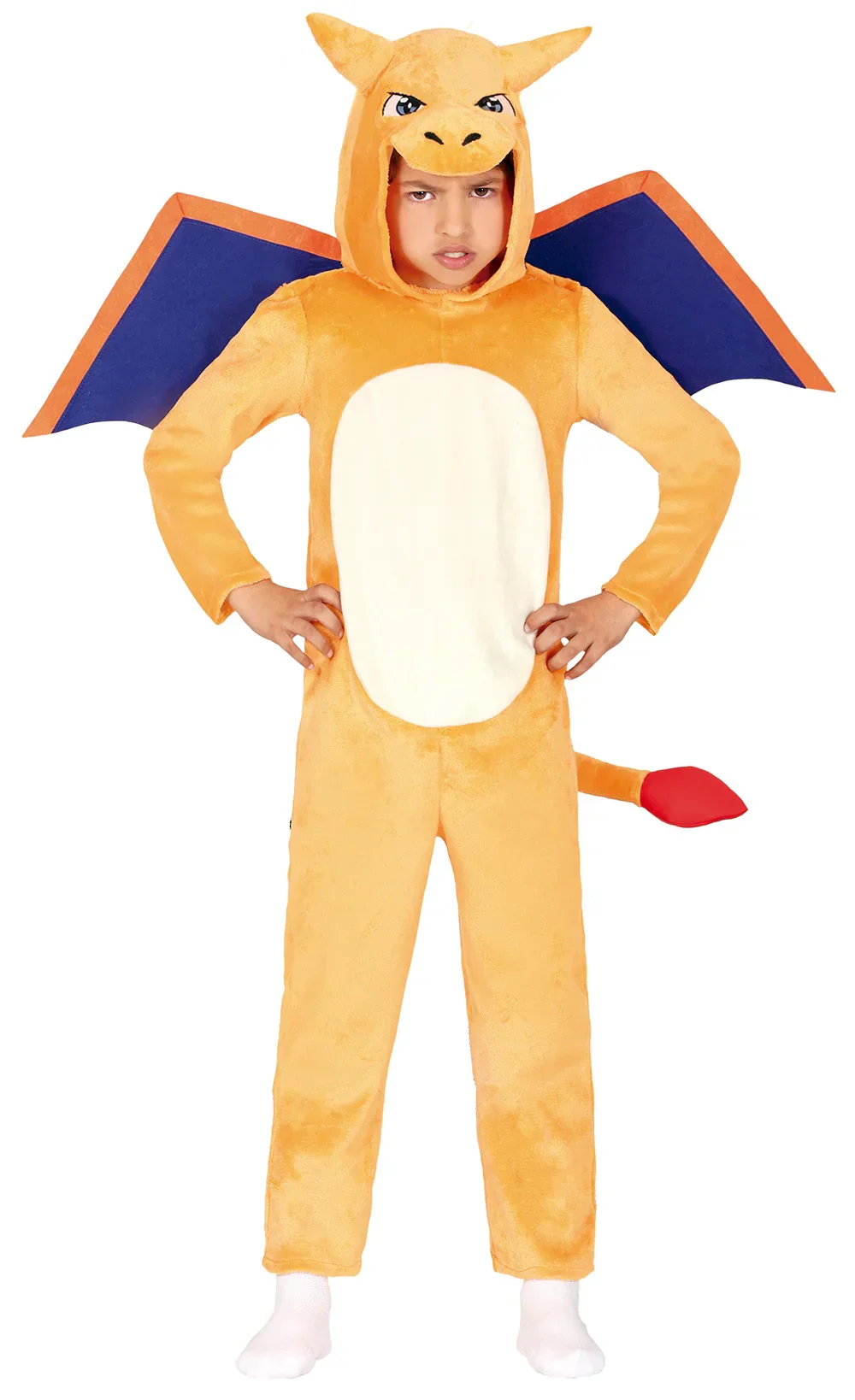 Costume di Charizard di Peluche con Ali per Bambino - immagine 2
