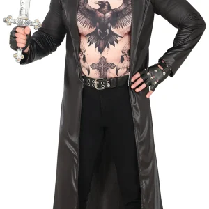 Costume di El Cuervo Tatuado per Uomo