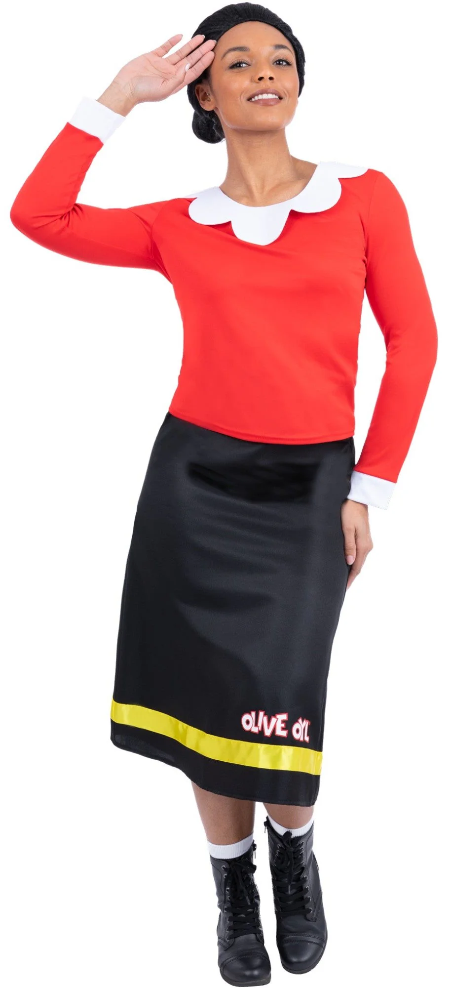 Costume di Olivia Popeye con Parrucca per Donna