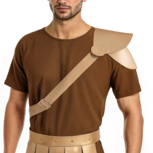 Hombrera de Gladiador Romano Dorada