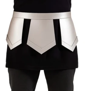 Falda de Armadura de Caballero Medieval Plateada