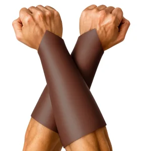 Braccialetti Romani in Poliuretano Marrone