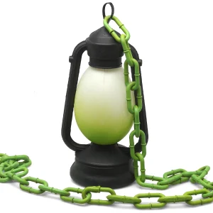 Candelabro Tétrico con Luce Multicolore e Catena