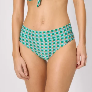 Slip bikini multiposizione con glitter
