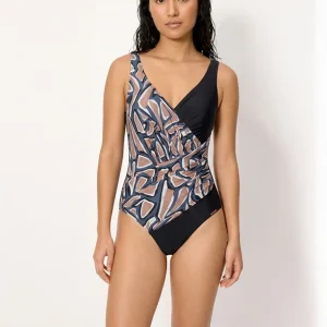 Costume da bagno snellente stampato, coppa B