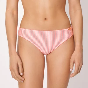 Slip bikini in cotone rosa