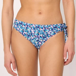 Slip bikini multiposizione blu Liberty