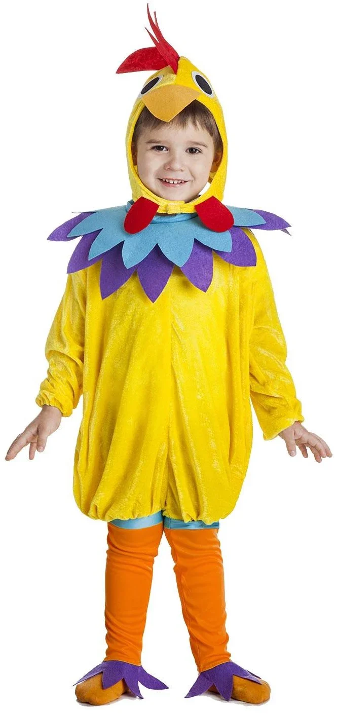 Costume da Gallo con Collo per Bambino