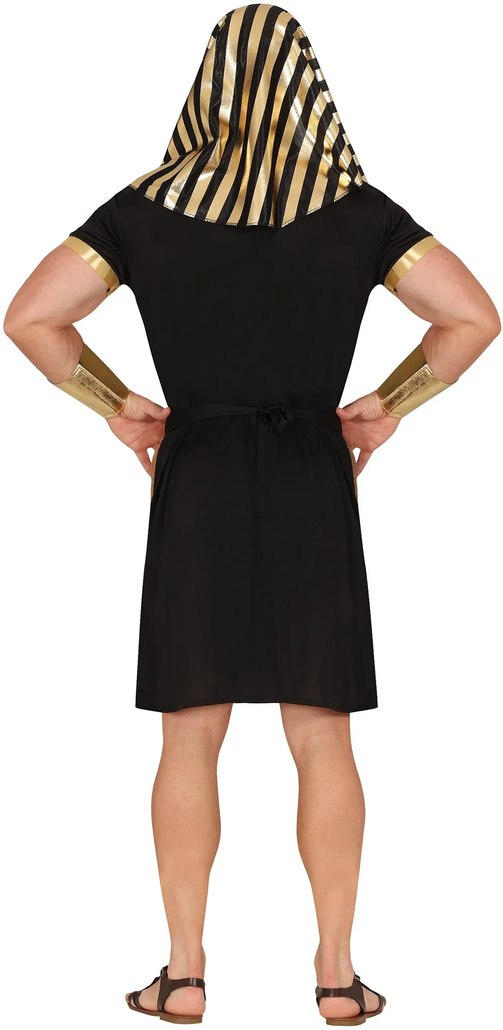 Costume da Faraone Tutankhamon Nero per Uomo - immagine 3