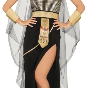 Costume di Faraona Nerfertiti Nero per Donna