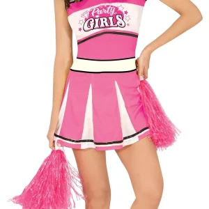 Costume da Cheerleader Rosa per Donna