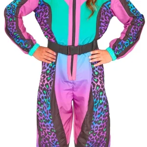 Costume da Sciatrice Leopardo Multicolore per Bambina