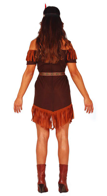 Costume da Indiana Marrone per Donna - immagine 3