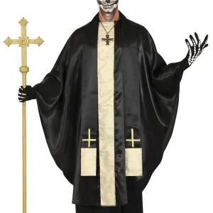 Costume da Vescovo Maligno Oscuro per Uomo