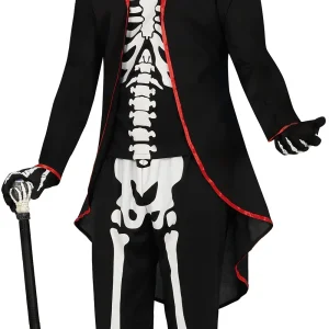 Costume da Scheletro Elegante per Uomo