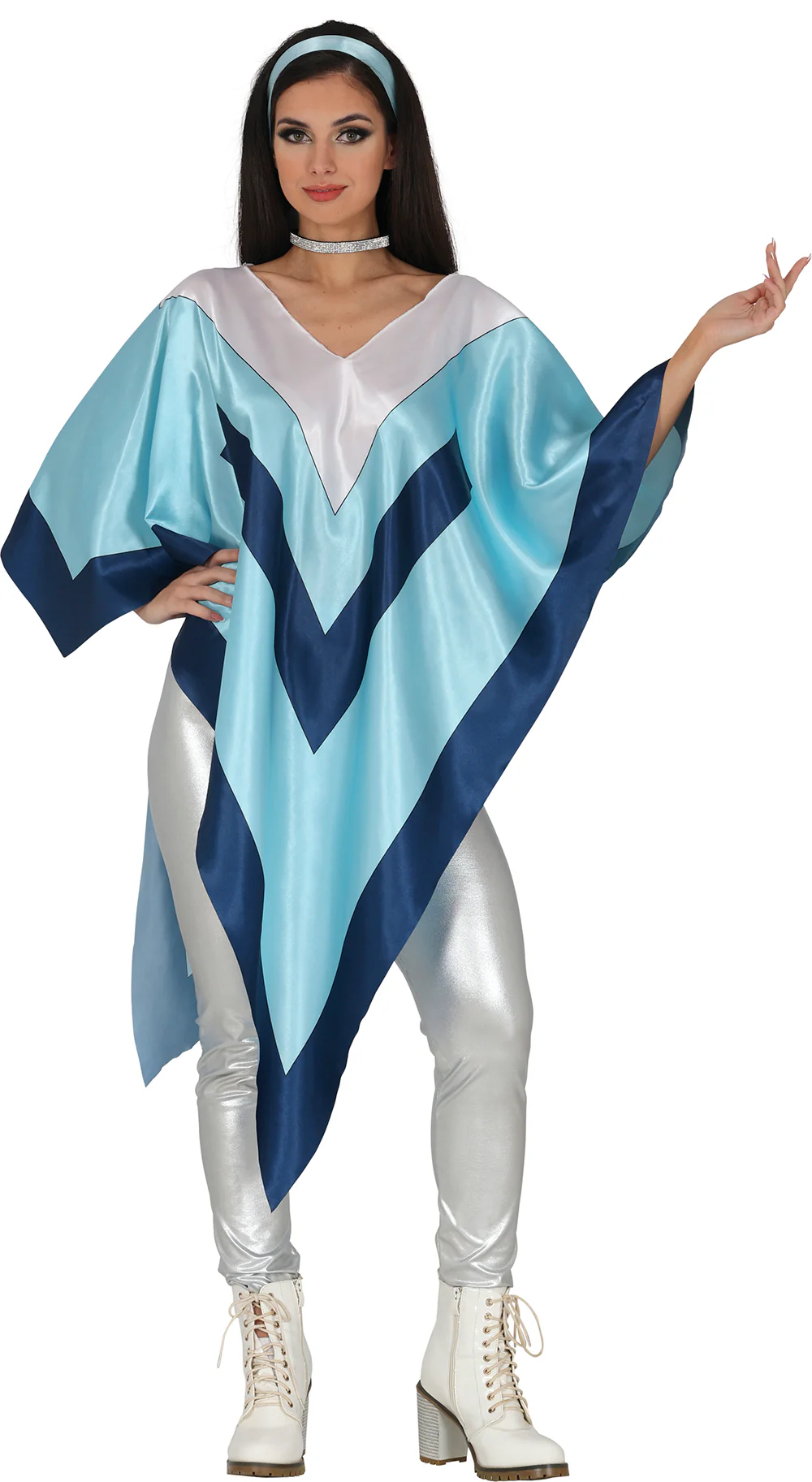 Poncho Disco da Cantante ABBA per Donna - immagine 2