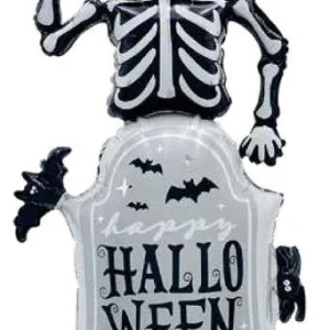 Globo di Scheletro e Lapide per Decorazione