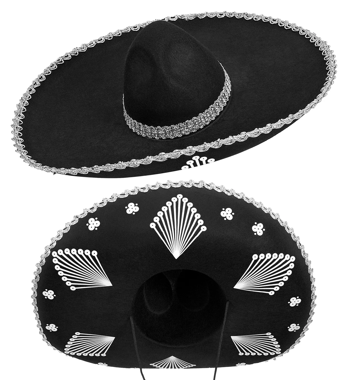 Cappello da Mariachi Messicano Elegante