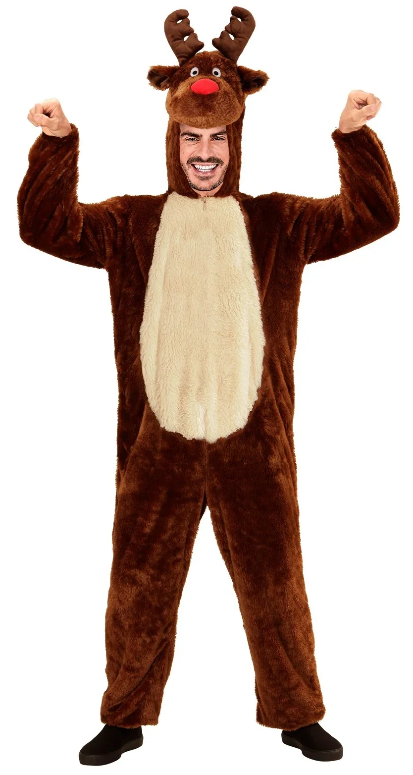 Costume di Renna di Peluche per Adulto - immagine 4
