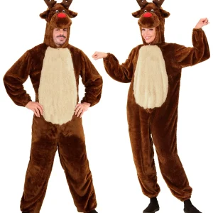 Costume di Renna di Peluche per Adulto