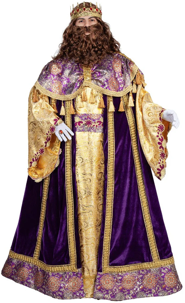 Costume da Re Magio Gaspar Premium per Uomo