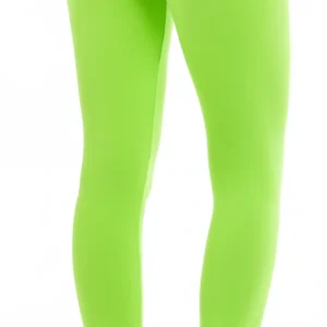 Leggings Verde Neon Fluorescente per Donna